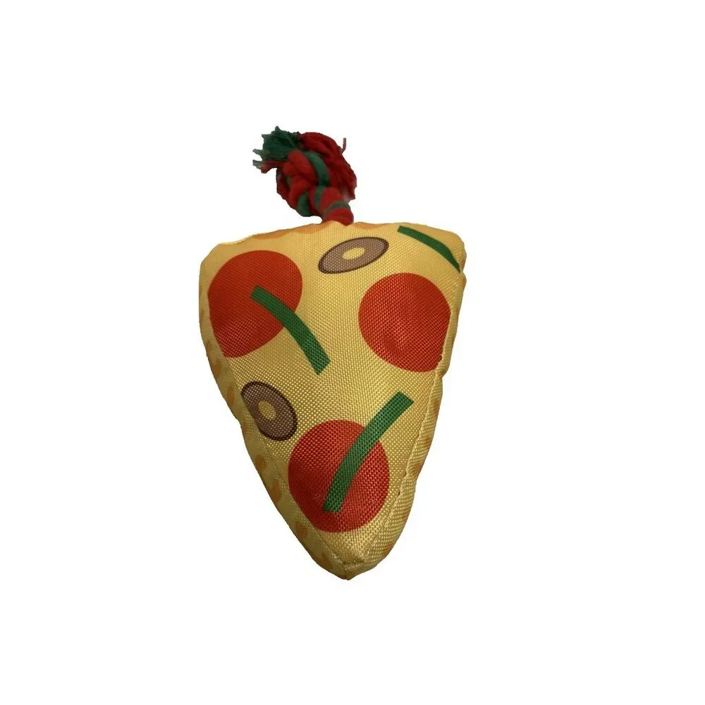 pizza shaped‎ dog toy NEW